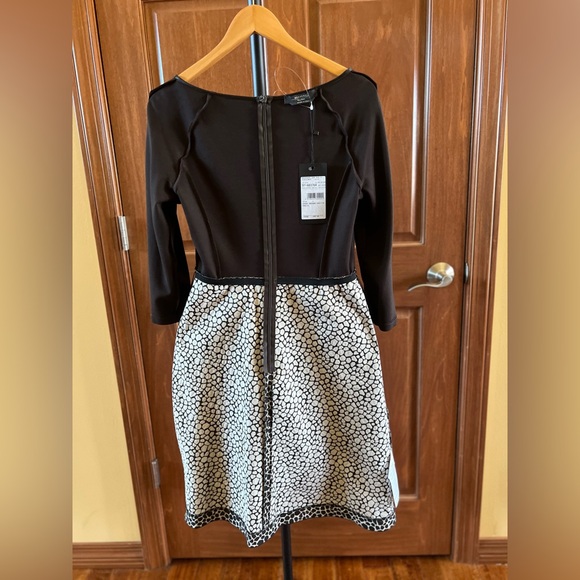 Weekend Max Mara Dress with Cropped Sleeves Brown Leopard Size L - Picture 12 of 16